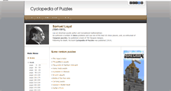 Desktop Screenshot of cyclopediaofpuzzles.com